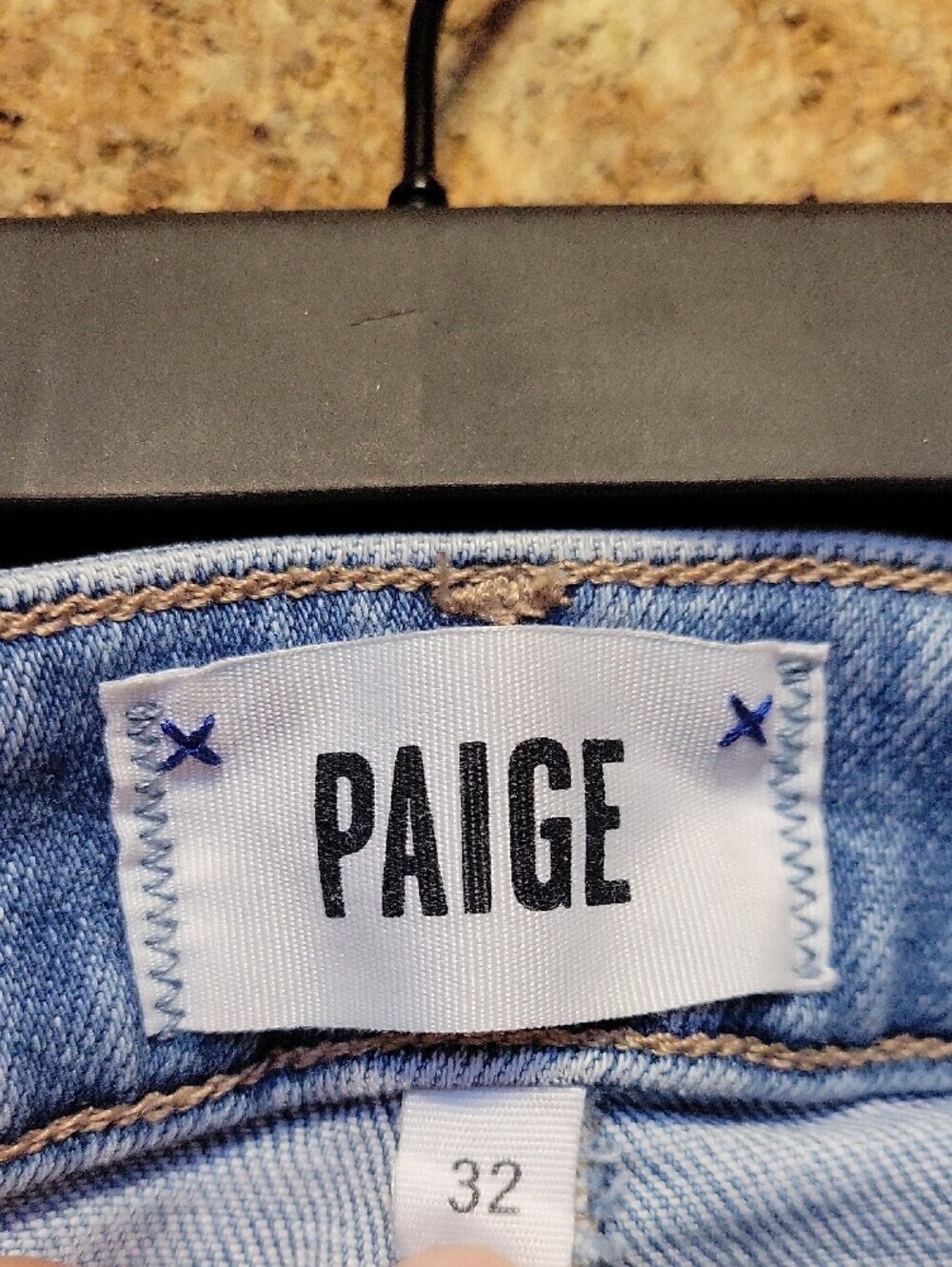 Paige Skyline Skinny Denim Jeans Size 32 Cotton Blend Stretch - Picture 2 of 11